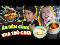 Ăn vặt xuyên đêm chỉ 300K cùng vua trò chơi @CrisDevilGamer. MisThy “tá hoả” khi thử món số 5!?