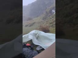 my tent blew down