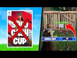 No Solo Cash Cups Next Season? - Simple Edit ENABLED In Tournaments