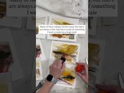 Doing Small Studies is Valuable #mixedmedia #artinstruction #mixedmediaart #landscapeart