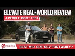 Honda Elevate Real-World Review || 4 People & Boot Test || Best SUV For Family?