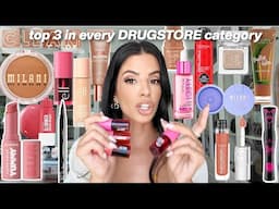 Top 3 favorites in EVERY makeup category! (Drugstore Makeup Edition)
