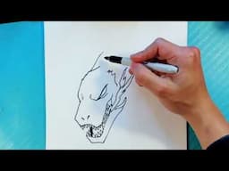 How to Draw GODZILLA - Fire Mouth