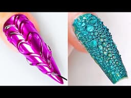🎨 Unique Nail Art Designs 2025 💅  Amazing Neon, 3D Bubble, Chrome & Butterfly Nails! 🌟