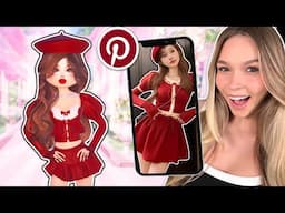 Recreating PINTEREST Outfits in Dress to Impress