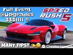 SpeedRush 5 Event • @ LOWEST Upgrades!! • Ferrari Daytona SP3