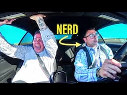 NERD PRO DRIVER TAKES DRIVING INSTRUCTOR STREET DRIFTING *MUST SEE*