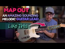 Map out an amazing sounding melodic guitar lead like this! Guitar Lesson - EP607