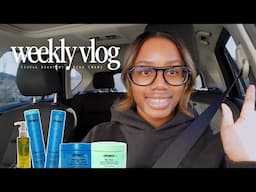 weekly vlog: Amika haul, I almost hit a deer, PR unboxing, meal prep with me | Nyla Imani