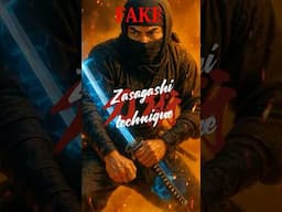 Ninja Real or Fake -Sword① -Zasagashi Technique-