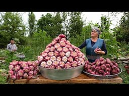 Spring’s First Garlic Harvest | Rustic Eggplant and Beef Kebap