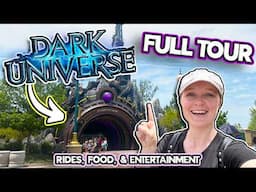 FULL TOUR of Dark Universe at Epic Universe! (Exploring ALL Rides, Food, & Entertainment)