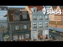 I Built a Stylish Boutique & Cozy Bakery in The Sims 4 | The Sims 4 Businesses & Hobbies EP