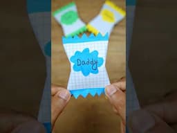 Love You Dad ❤ Homemade fathers day gifts idea - Easy paper crafts