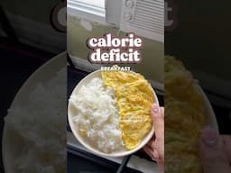 Calorie Deficit - Breakfast 🍳 #CalorieDeficit #SelfImprovement #HealthyLifestyle