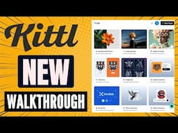 New Kittl Walkthrough | Kittl New Interface Update 2025 (Beginner Tutorial)