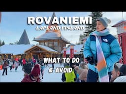 ROVANIEMI in December (Watch before coming here) 3 days in Lapland Finland 🇫🇮