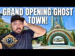 Epic Universe Was EMPTY For Its GRAND OPENING DAY! Our INSANE Opening Day Experience!