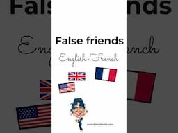 False friends in English-French