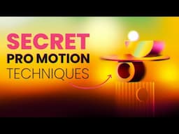 Learn these PRO Motion Design Techniques...fast