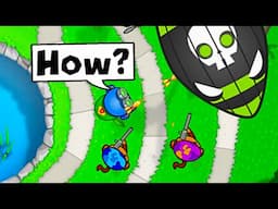 So I Confused This Noob By Sending a ZOMG On Round 7... (Bloons TD Battles)