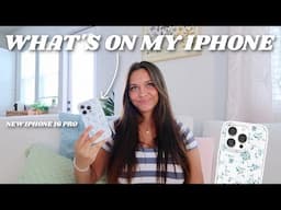 What's on my NEW IPHONE 16 PRO *updated*