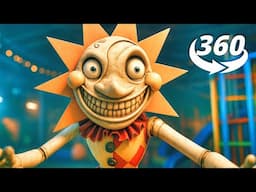 SUNDROP and MOONDROP JUMPSCARE in FNAF Help Wanted 360 VR! (FULL Walkthrough & Ending)