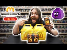 Can I Pull The Grimace Egg?! McDonald's Minecraft Meal Unboxing
