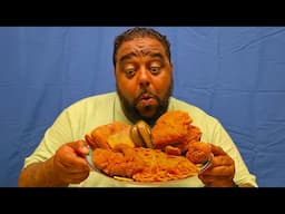Fried Hard On Friday , Crispy Chicken ,Fish and A Pizza Puff