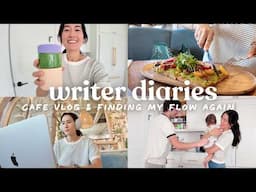 VLOG: Working from a Cafe, Finding My Flow, Writing a Book | ✍🏼 Writer Diaries