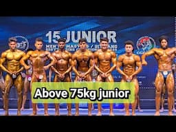 75KG Above 15th Junior #bodybuildingcompetition