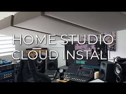 Home Recording Studio Acoustic Cloud Install.  Not So Easy.