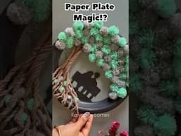 "Paper Plates Magic- Best Out Of Waste DIY!" #shorts #treeoflife #diycrafts #trending #papercraft