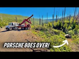 Porsche Goes Off A Cliff!  Can We Get It Out In One Piece?