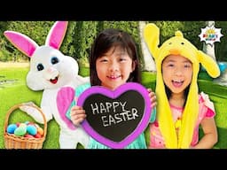 Emma & Kate's EASTER Egg Race!