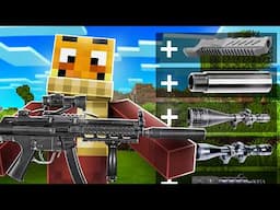 Minecraft, aber mit Waffen die man umbauen kann