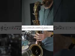 🎶 Creating 5 phrases from one simple voice-leading idea! Check out the full video! #jazz #saxophone
