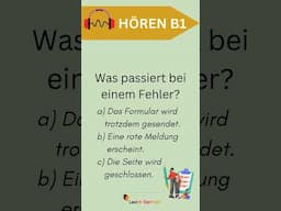 #06 B1 Hören üben | Practice Listening Skills in German B1 | Learn German | Goethe Zertifikat B1