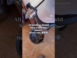 Do you have a kitchen laundry bucket?