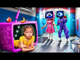 If Poppy Playtime 4 Adopted Me?! How to become Doctor Sawyer