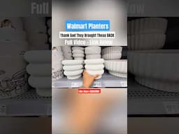 THE VIRAL Planters from WALMART #homedecor #walmarthome