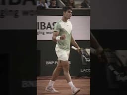 Alcaraz’s Masterclass vs Tsitsipas in 2023 🤯 #RolandGarros #tennis #Alcaraz #Spain