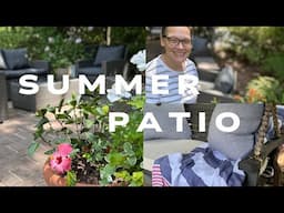 Summer Patio Makeover~Decorating Ideas For Summer~Patio Refresh For The Summer