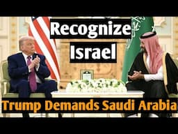 Trump demands Saudi Arabia to recognize Israel |US President trying to resolve Kashmir issue