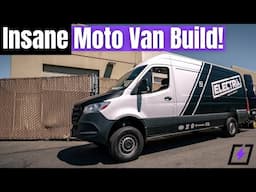 Day 2 Of Building an Insane Moto Van! | Electrix Moto + Serg Supply