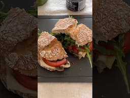 Mushroom & cheese ciabatta sandwich🧀 #sandwichrecipe