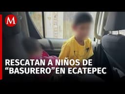 Resguardan a dos niños que vivían en condiciones de vulnerabilidad en Ecatepec