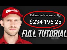 Free Full YouTube Course (How to Make Money ASAP)