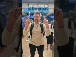 "What NOT to do at the airport... 👆" #shorts