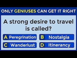 GENIUS RUNS IN YOUR VEINS, IF YOU GET 15 OUT OF 30! #55